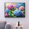 Hydrangea Diamond Painting Kit for Adults – 5D Full Drill DIY Diamond Art for Beginners, Crystal Craft for Home Wall Decor, 12” x 16”